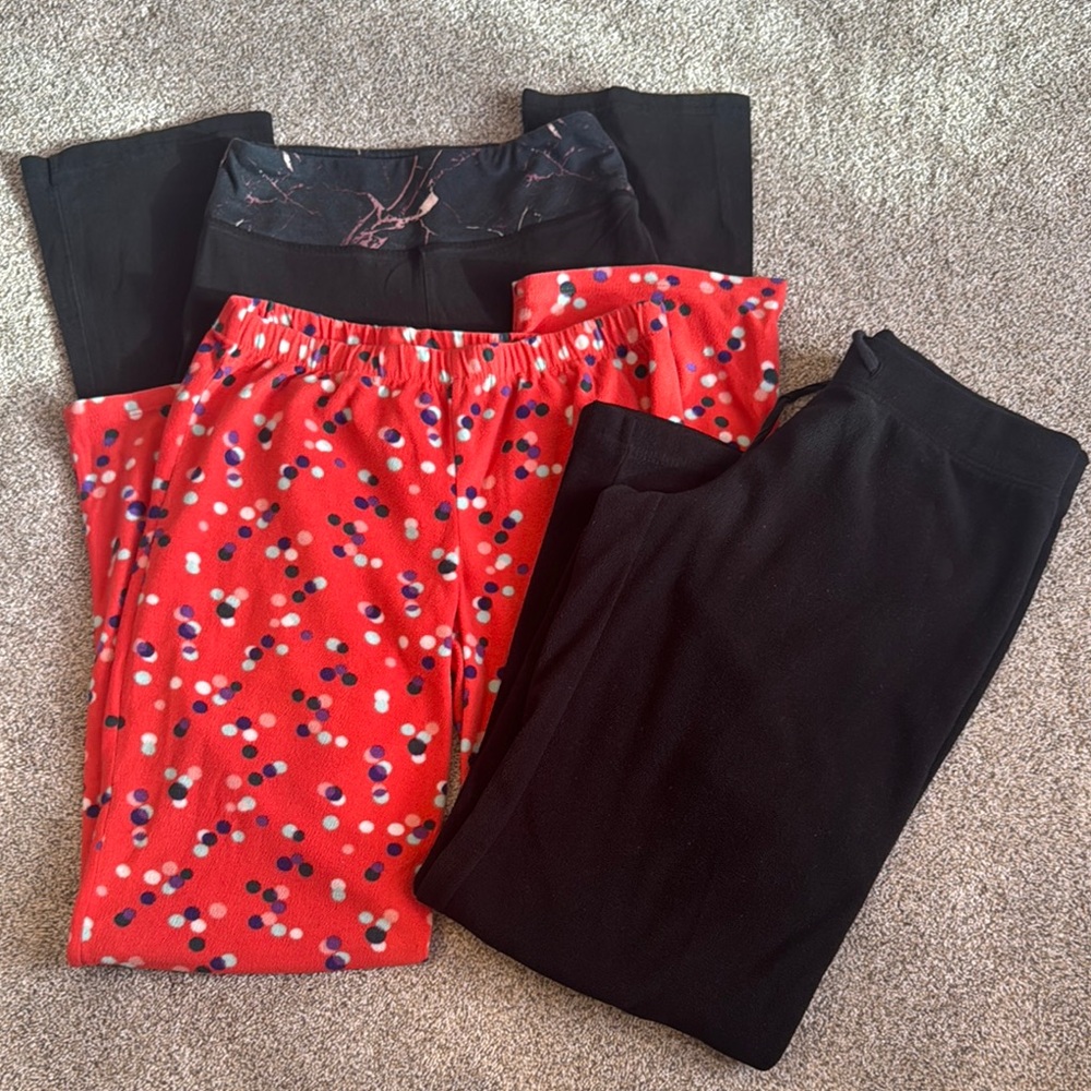 Pajama/Lounge Pants - 3 pairs